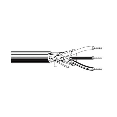 Belden 3 C, Gray, PVC, 1000 ft 5501FE 0081000